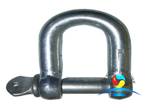 JIS Type Hammer Forging Dee Shackle with Collar For Lifting