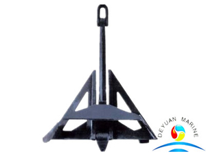 SOLAS Approved Marine Stainless Steel HHP Delta Flipper Anchor 