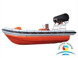 SOLAS Inflatable Fender Fast Rescue Boat Inboard Engine With Davit