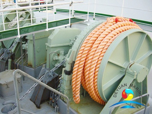 Hydraulic Horizontal Anchor Handling And Towing Winch For Ship