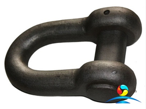 D Type End Shackle for Anchor Chain Black Painted
