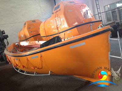 8 M FRP Open Type Lifeboat SOLAS approved with Durable Quality