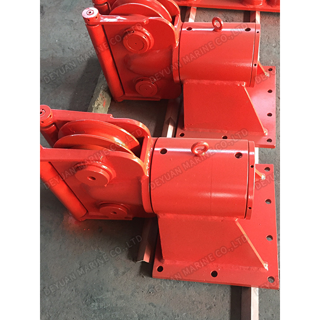 Type A38 Deck Mounted Double Sheave 360 ° Anchor Fairleader