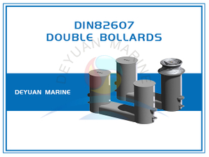 Double Bollards DIN82607 for Boats