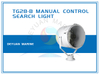 2000W Halogen Light Manual Control Search Light