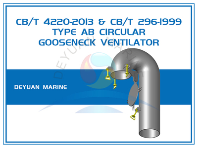Type AB Circular Tube Gooseneck Ventilator with Direct Bending Neck CB/T 4220-2013