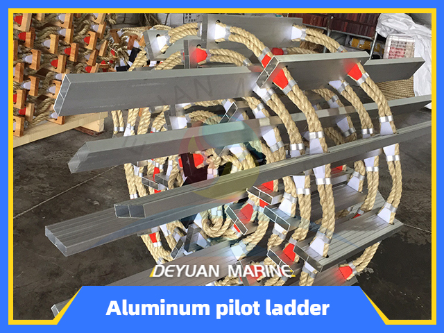 Marine Pilot Rope Ladder With Aluminium Steps For Sale