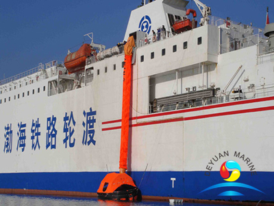 marine chute evacuation system passage vertical single