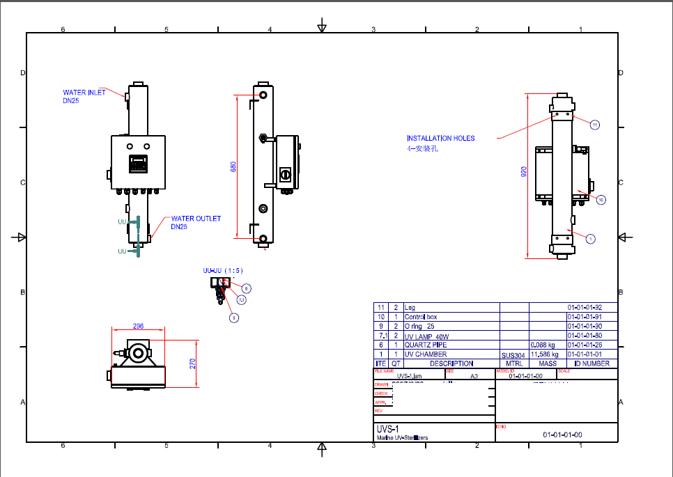 sterilizers China deyuan marine sterilizers China deyuan marine