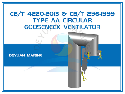 Type AA Circular Gooseneck Ventilator with Welding Angle Neck CB/T 296-1999