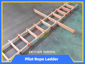 Marine Wooden Pilot Rope Ladder MED Approved 