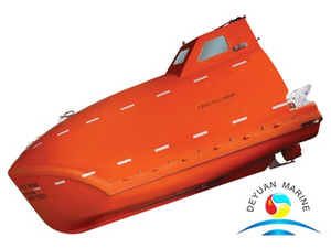 SOLAS F.R.P Totally Enclosed Free Fall Lifeboat With Diesel Engine