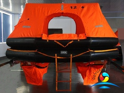 HSR-Y-12 SOLAS Approved Marine Inflatable Life Raft With Good Quality 