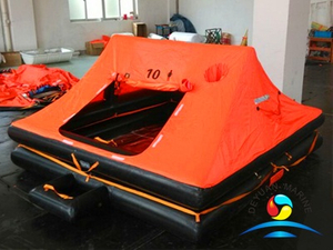 YT Type 10 Person Throw Over Board Yacht Inflatable Life Raft
