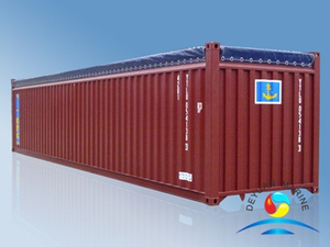 40' Open-Top Dry Cargo Steel Container