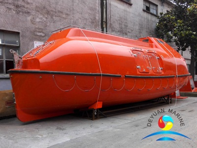 Cargo Version Common Type Totally Enclosed Lifeboat Solas Approved With Davit